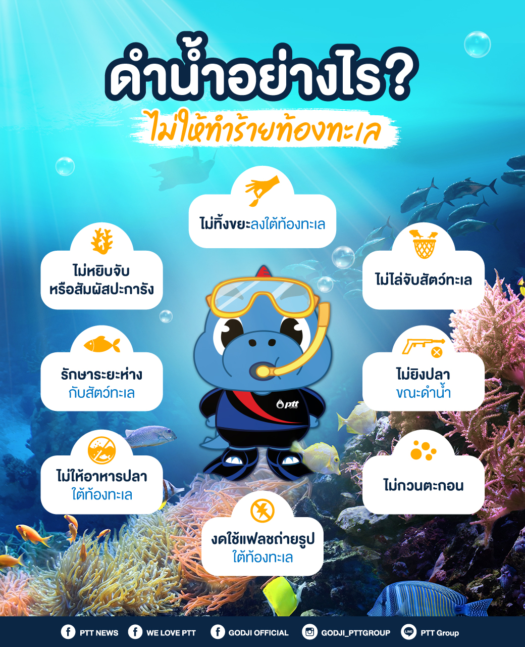 ดำน้ำอย่างไรไม่ให้ทำร้ายท้องทะเล